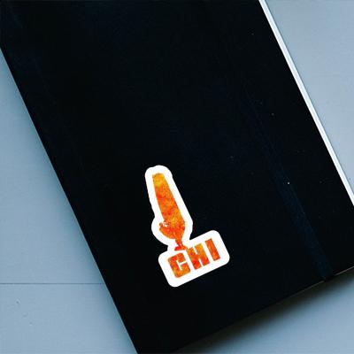 Sticker Chi Windsurfer Laptop Image