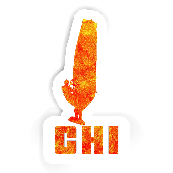 Sticker Chi Windsurfer Image