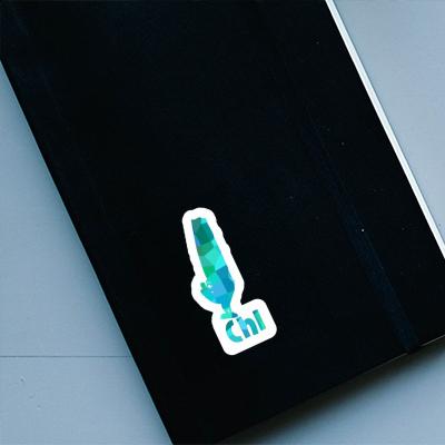 Windsurfer Sticker Chi Image