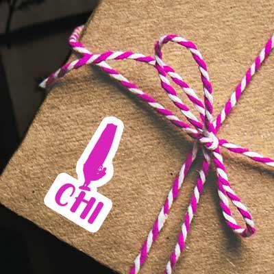 Sticker Chi Windsurfer Notebook Image