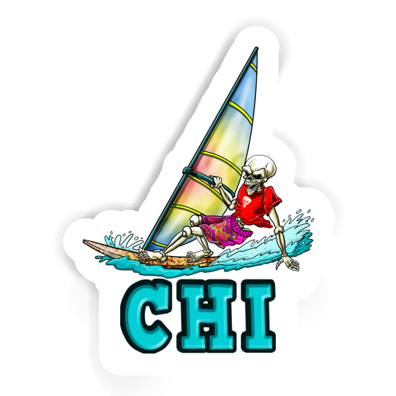 Chi Sticker Surfer Image