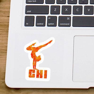 Yoga Woman Sticker Chi Gift package Image