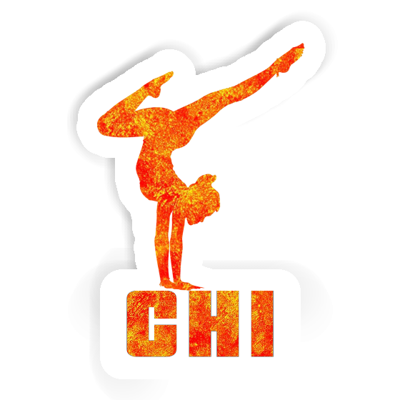 Yoga Woman Sticker Chi Gift package Image