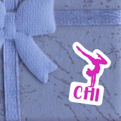 Chi Sticker Yoga Woman Notebook Image