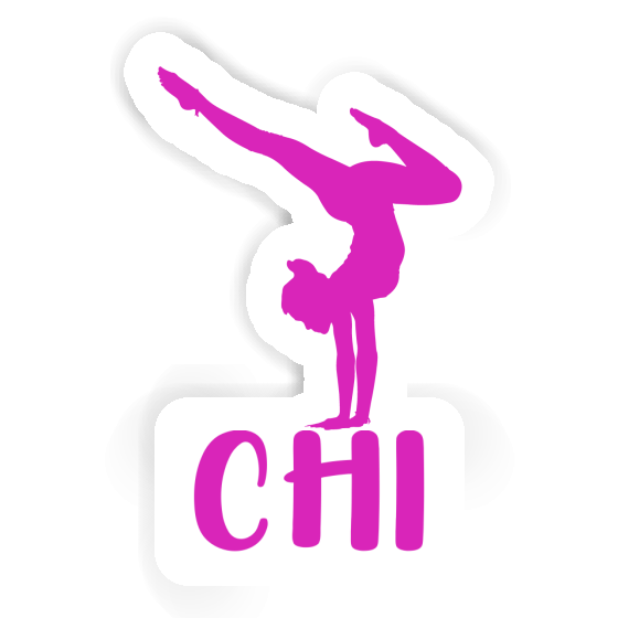 Chi Sticker Yoga Woman Gift package Image