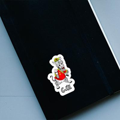 Sticker Zebra Chi Laptop Image