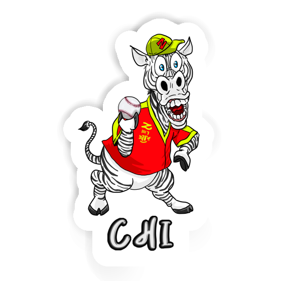 Sticker Zebra Chi Image