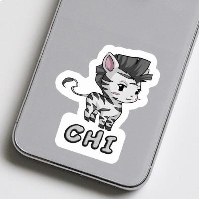 Sticker Zebra Chi Image