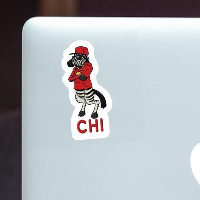 Sticker Zebra Chi Laptop Image