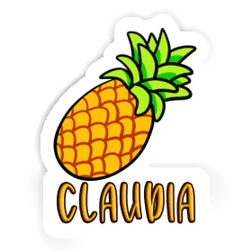 Pineapple Sticker Claudia Image