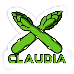 Claudia Sticker Asparagus Image