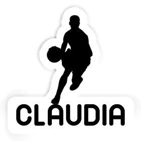 Sticker Basketball Player Claudia Image