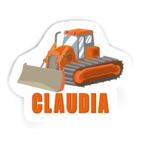 Excavator Sticker Claudia Image