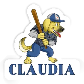 Dog Sticker Claudia Image