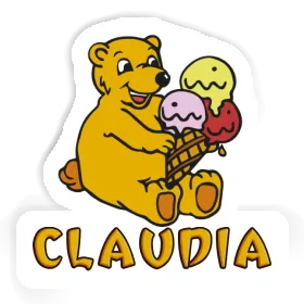 Bear Sticker Claudia Image