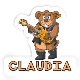 Sticker Rocker Bear Claudia Image