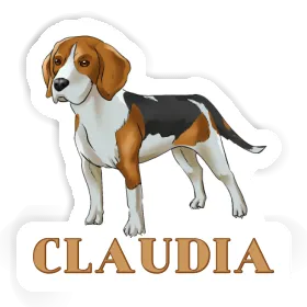 Sticker Beagle Claudia Image