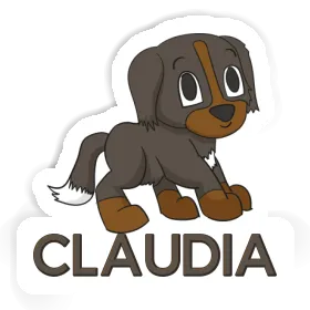 Claudia Sticker Bernese Dog Image