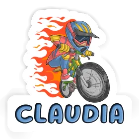 Claudia Sticker Biker Image