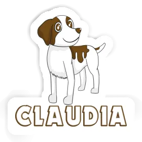 Claudia Sticker Brittany Spaniel Image