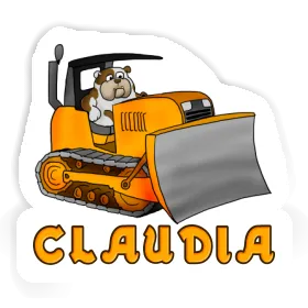 Sticker Bulldozer Claudia Image