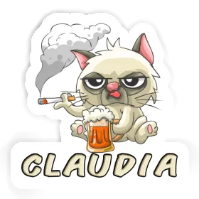 Sticker Bad Cat Claudia Image