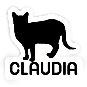 Cat Sticker Claudia Image