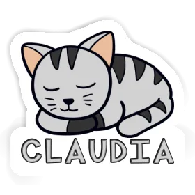 Cat Sticker Claudia Image