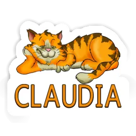 Claudia Sticker Cat Image