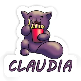 Sticker French Fry Cat Claudia Image