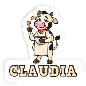 Claudia Sticker Cow Image