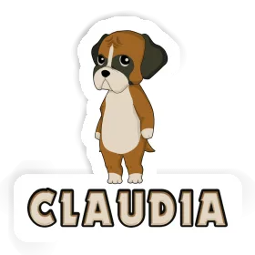 Claudia Sticker Boxer Image