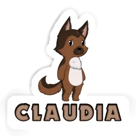 Sticker Claudia German Sheperd Image