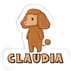 Sticker Poodle Claudia Image