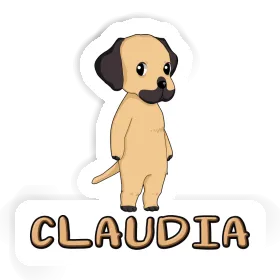 Sticker Claudia Rhodesian Ridgeback Image