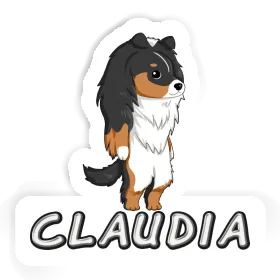 Claudia Sticker Sheltie Image