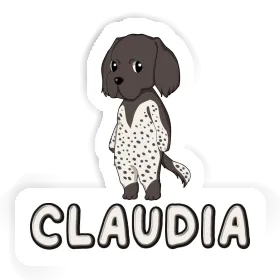 Small Munsterlander Sticker Claudia Image