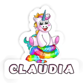 Sticker Baby Unicorn Claudia Image