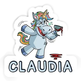 Sticker Unicorn Claudia Image