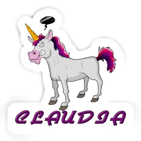 Sticker Angry Unicorn Claudia Image