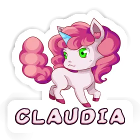 Sticker Claudia Unicorn Image