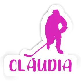 Sticker Hockey Player Claudia Image