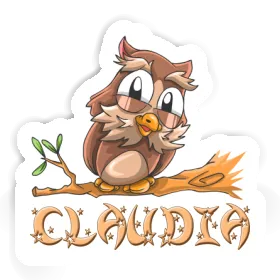 Claudia Sticker Owl Image