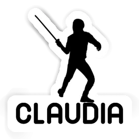 Fencer Sticker Claudia Image