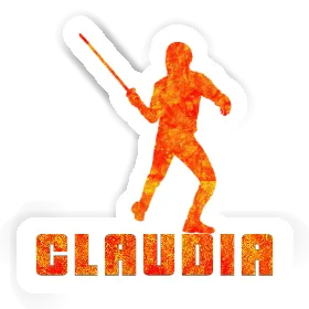 Sticker Claudia Fencer Image