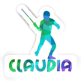 Fencer Sticker Claudia Image