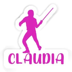 Fencer Sticker Claudia Image