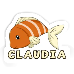 Fish Sticker Claudia Image