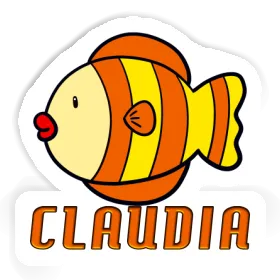 Fish Sticker Claudia Image