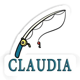 Fishing Rod Sticker Claudia Image